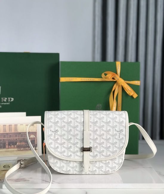 Goyard Belvedère Textured Classic Crossbody Bag 020198-1