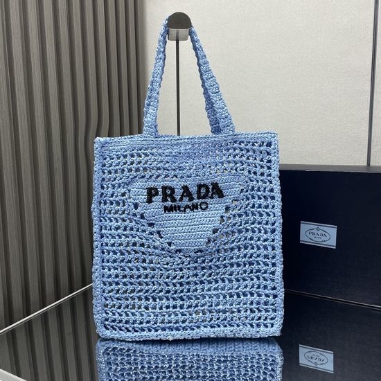Prada Raffia Tote Bag 1BG393