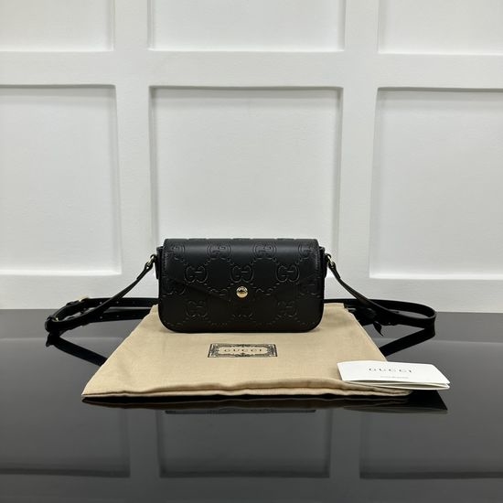 Gucci GG Embossed Mini Shoulder Bag 772794