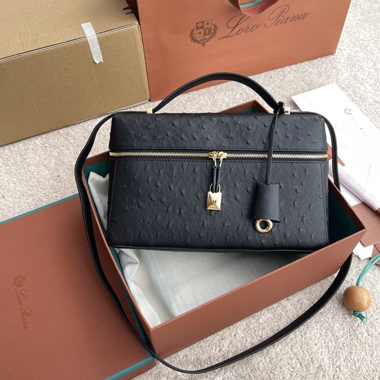 Loro Piana Extra Bag Ostrich Texture FAO0975