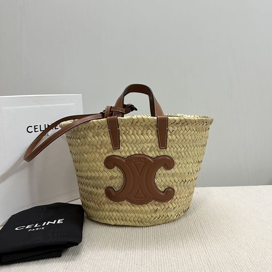 Celine Basket Tote Bag With Handle 113832