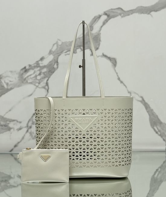 Prada Cutout Tote Shopper Bag 1BG503