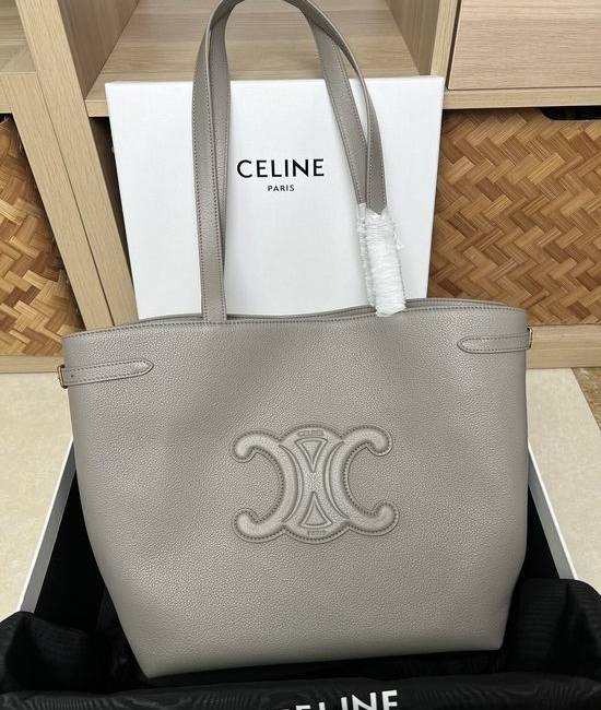Celine CABAS ANAIS Grained Leather Tote Bag 116853