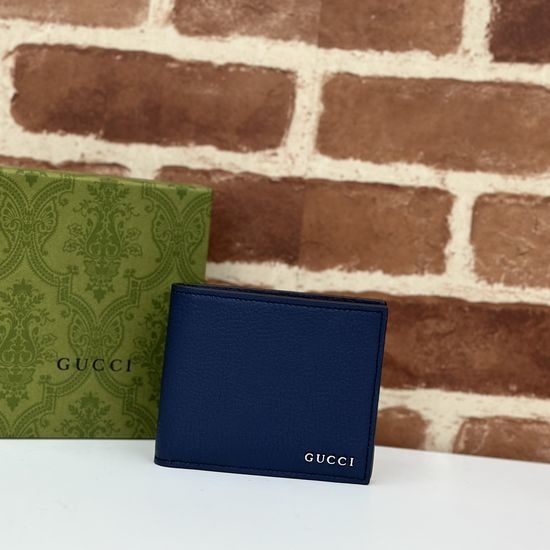 Gucci Blue Grained Leather Mini Bag 771153