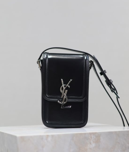 Yves Saint Laurent YSL Solferino Leather Phone Bag 753963