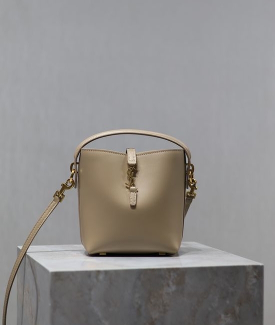 Yves Saint Laurent YSL LE 37 Light Apricot Water Bucket Bag 765870