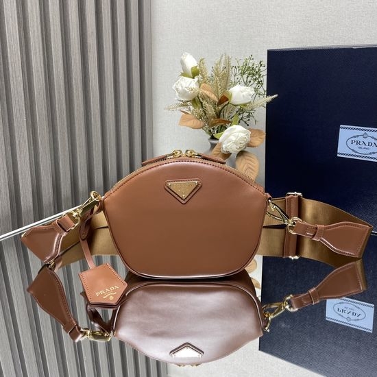 Prada Leather Mini Shoulder Bag 1BH212
