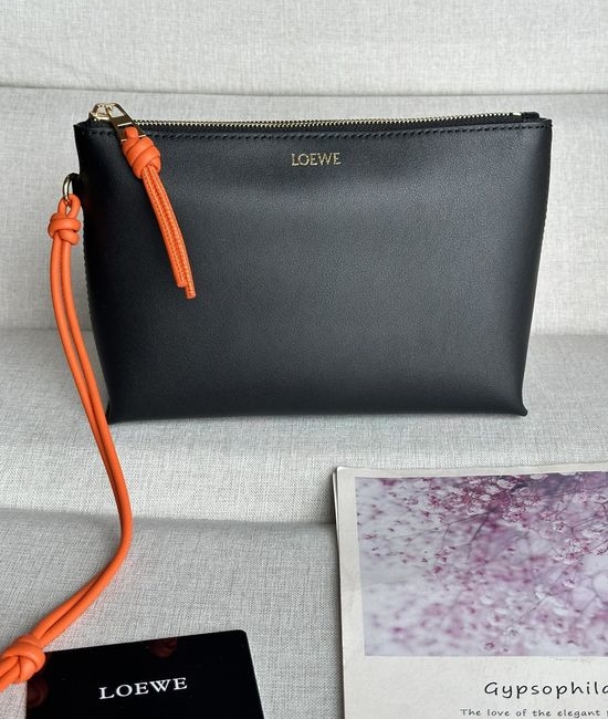 Loewe Knot Nappa Leather Clutch Bag Contrast Knot 3045