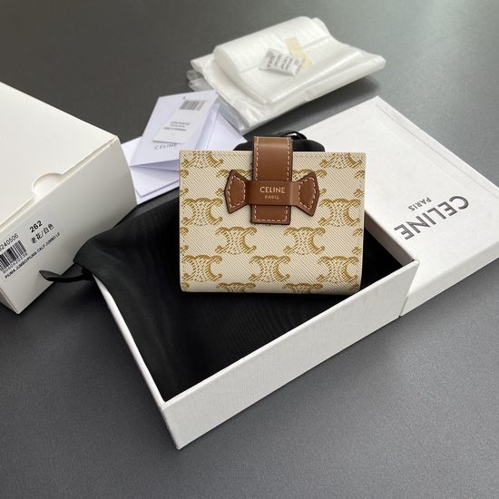 Celine TRIOMPHE Short Tri-fold Wallet 10H262DB7.04LU