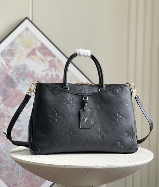 Louis Vuitton LV Trianon Handbag Embossed Leather M46487