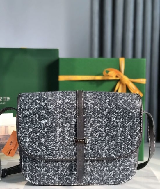 Goyard Belvedère Textured Crossbody Bag 020183-1