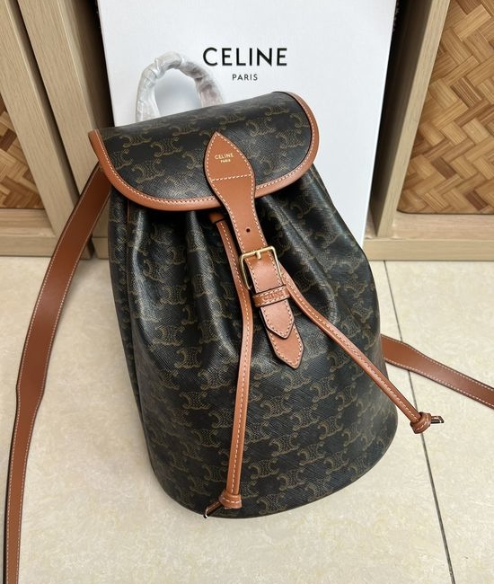 Celine FOLCO Medium Backpack Versatile 117902