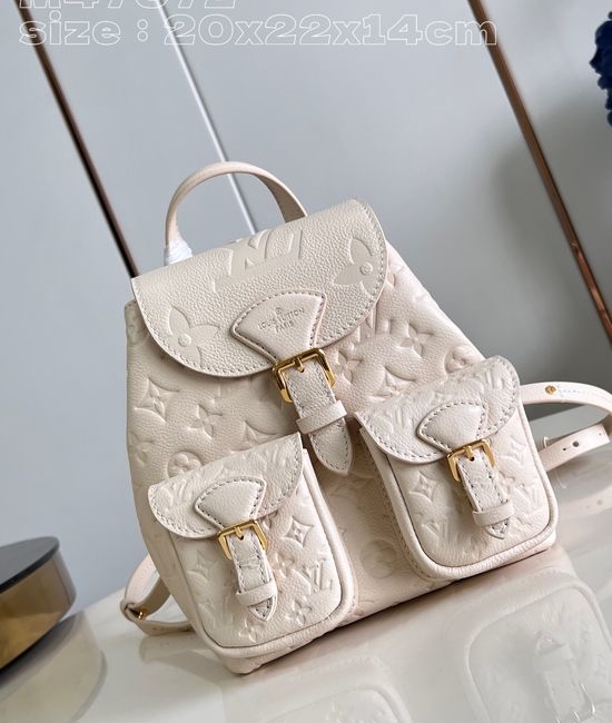 Louis Vuitton LV Backup Monogram Embossed Backpack M47072