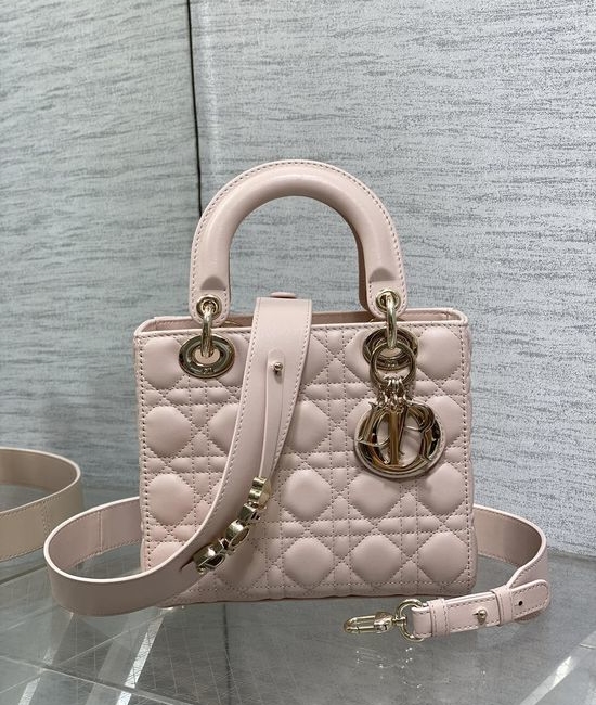 Christian Dior CD Lady Iridescent Lambskin Handbag 15531