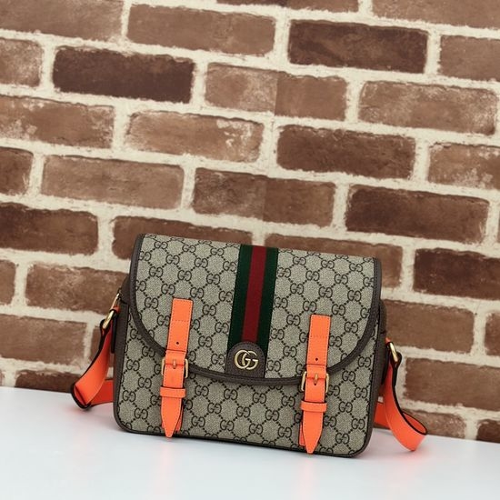 Gucci Coated Canvas Crossbody Bag 792376