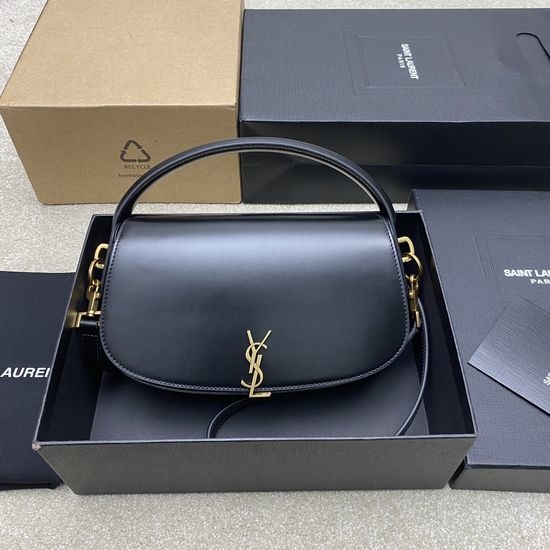 Yves Saint Laurent YSL Textured Leather Shoulder Underarm Bag 787671