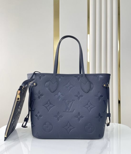 Louis Vuitton LV Neverfull Leather Tote Bag M47143
