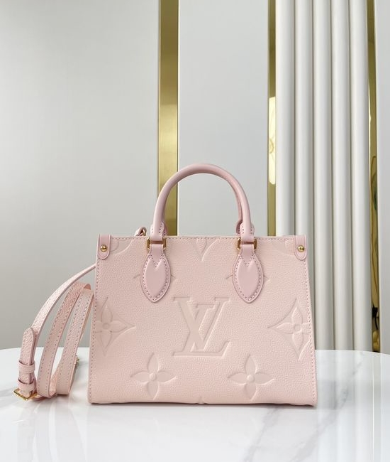 Louis Vuitton LV ONTHEGO Leather Tote Bag M47135