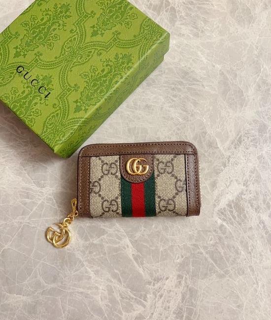 Gucci Ophidia GG PVC Key Holder Classic Webbing 523157