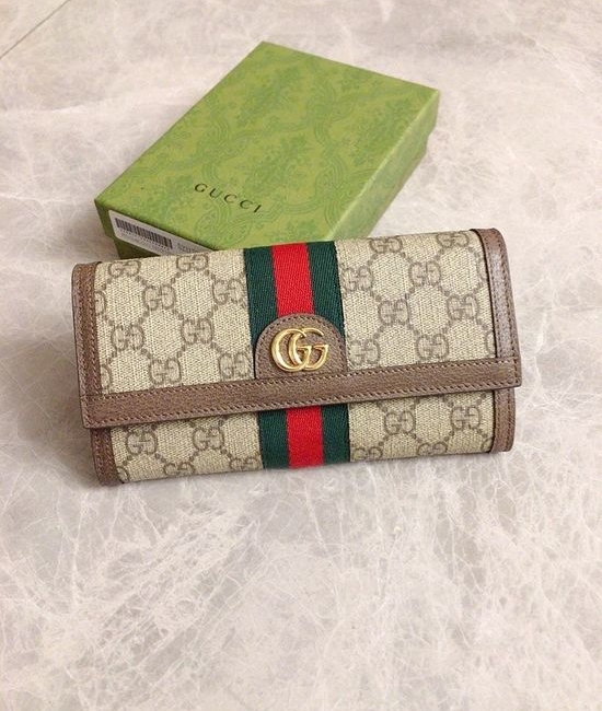 Gucci Ophidia Series Bi-fold Long Wallet 523153