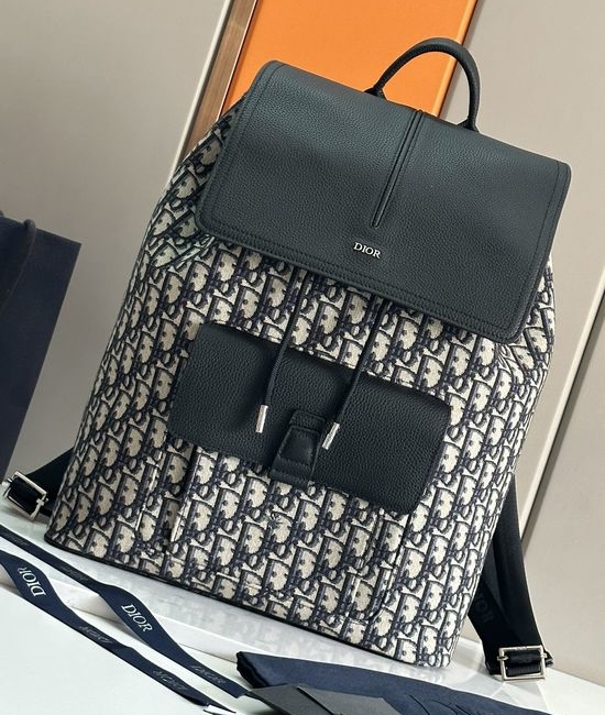 Christian Dior CD Motion Oblique Print Backpack 93319