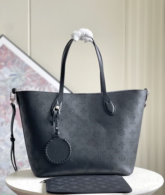 Louis Vuitton LV Blossom MM Mahina Perforated Leather Tote 11168