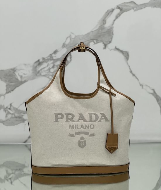 Prada Canvas Large Top Handle Bag 1BG472