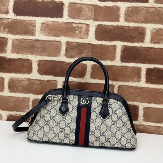 Gucci Shoulder Bag Blue Coated 795249
