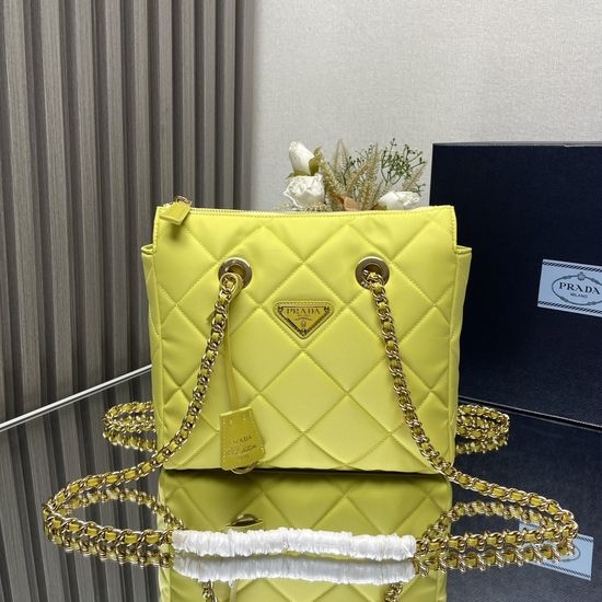 Prada Vintage Quilted Chain Shoulder Bag 1BG468