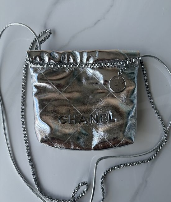 Chanel Shiny Cowhide Classic Shoulder Bag AS3980
