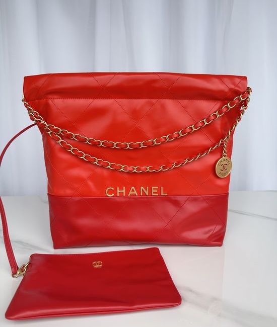 Chanel Leather Stitching Handbag AS3260