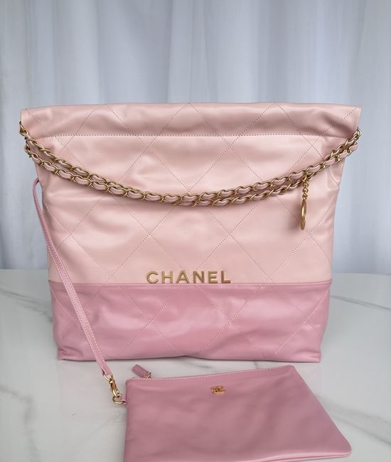 Chanel Stitching Leather Tote Bag AS3261