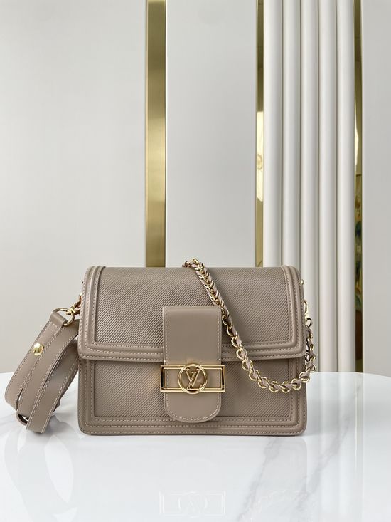 Louis Vuitton Dauphine Khaki Crossbody Bag M23635