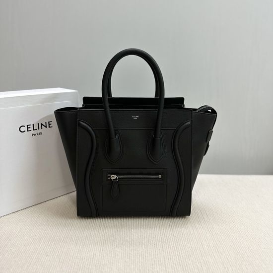 Celine Luggage Bag Classic Litchi Grain Leather 189793