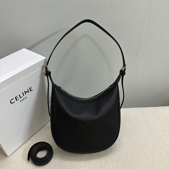 Celine HELOISE HOBO Black Shoulder Bag 117253