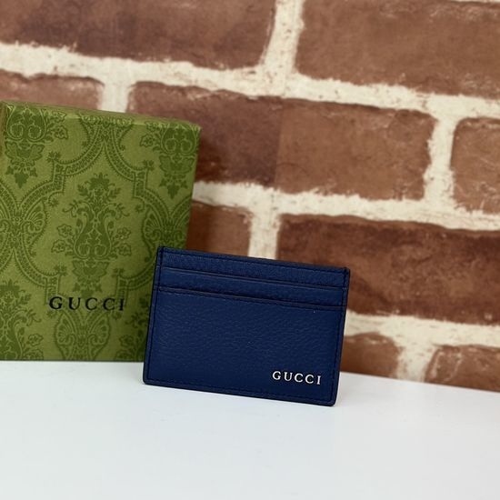 Gucci Blue Grained Leather Mini Bag 771157
