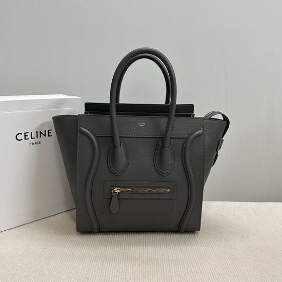 Celine Luggage Tote Bag Litchi Grain 189793