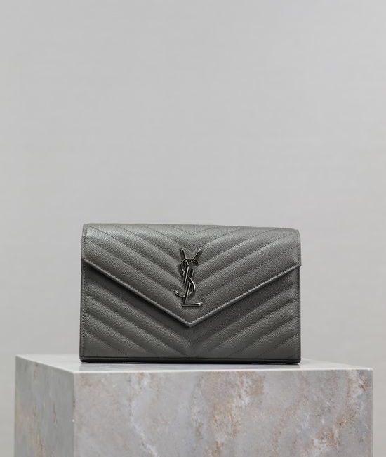 Yves Saint Laurent YSL Envelope Bag Caviar Leather 377828