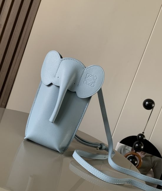 Loewe Elephant Series Classic Leather Crossbody Bag 9200