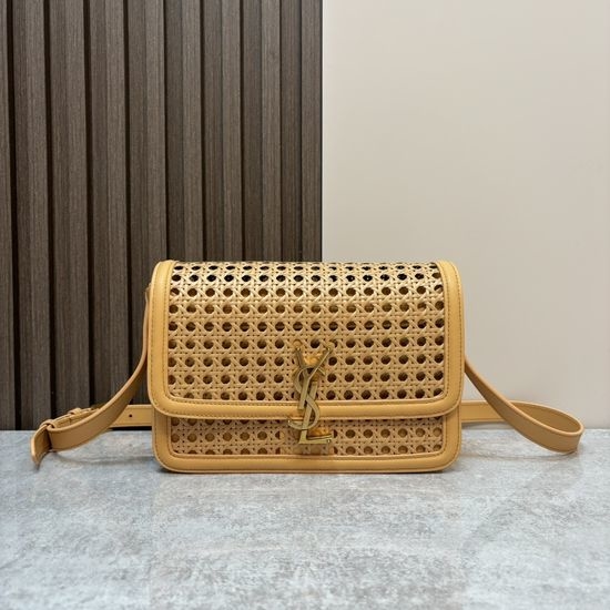 Yves Saint Laurent YSL Solferino Woven Leather Bag 634305