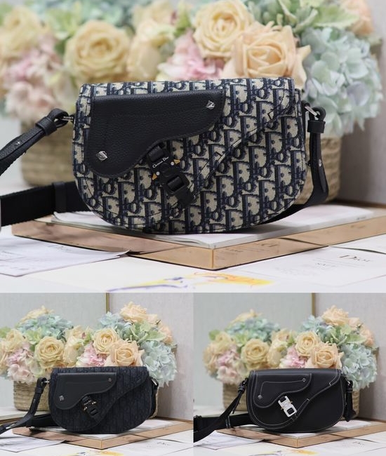 Christian Dior CD Saddle Messenger Bag 325