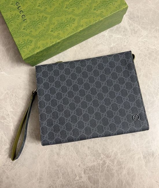 Gucci GG Supreme Two-Tone Clutch Bag 768255