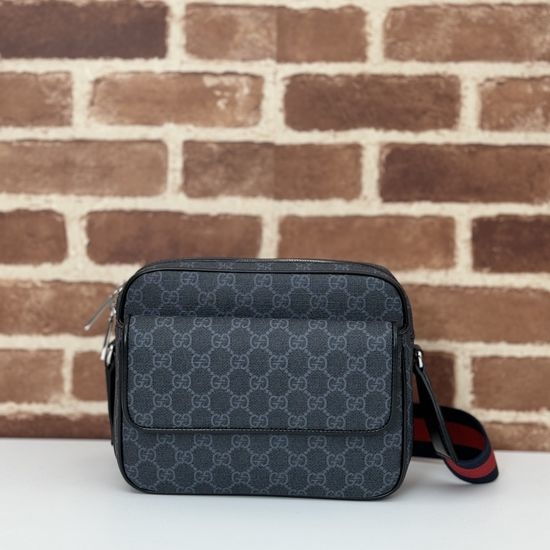 Gucci Black Coated Canvas Handbag 795479
