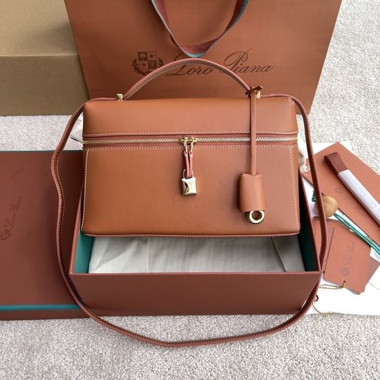 Loro Piana Extra Bag Cowhide Handbag FAN3462
