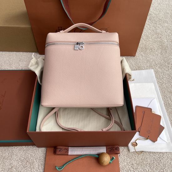 Loro Piana Extra Pocket Marble Pink Backpack FAM 4041