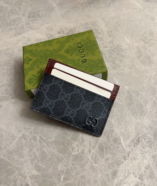 Gucci GG Supreme Canvas Card Holder 768248