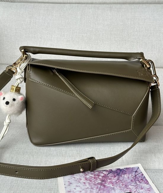 Loewe Puzzle Small Handbag Two-tone Leather 3001b