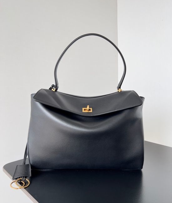 Balenciaga Redeo Black Gold Buckle Bag