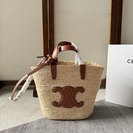 Celine TEEN Woven Soft Classic Basket Bag 115802