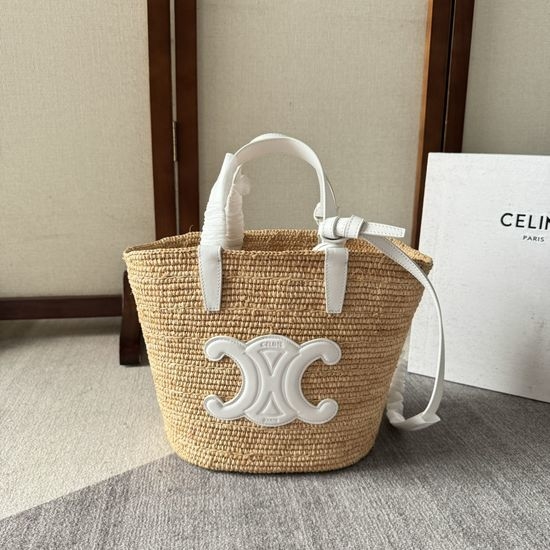 Celine TEEN Classic Woven Basket Bag 115802
